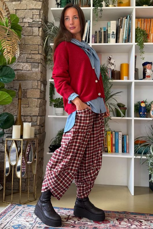 Oliver Knit Cardigan Morello